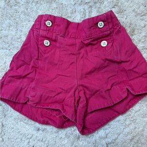 Janie and Jack Fuchsia High Waist Shorts size 5